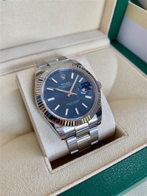 rolex datejust 41 blau wertsteigerung